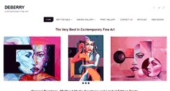 Desktop Screenshot of deberryart.com